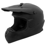 Zorax Matt Black XL (61cm) ZOR-X305 Dual Sport Motorbike Motocross Helmet ECE 2206 Approved Dirt Bike MX Crash Helmet