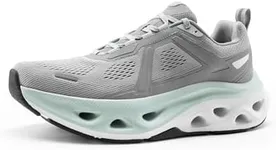 NORTIV 8 Men's Comfortable Walking Running Tennis Shoes MovePropel Athletic Gym Workout Jogging Cross Training Fashion Sneakers,Size 8.5,Grey,SNWS247M