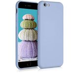 kwmobile Case Compatible with Apple iPhone 6 / 6S Case - Slim Protective TPU Silicone Phone Cover - Light Blue Matte