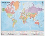 Grupo Erik World Map Poster - Mini Poster 40 x 50 cm - Shipped Rolled Up - Cool Posters - Art Poster - Posters & Prints - Wall Posters