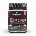 COREBOLICS XPLODE | Pre-workout Formula|360 gms | Tiger blood flavour | 3 gm Beta Alanine| 1 gm Taurine | Fuels athletic performance | Increases Energy & Focus