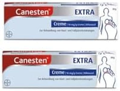 CANESTEN Extra Creme 10 mg/g Doppelpackung -effektiv gegen Fußpilz- (2x 20g)