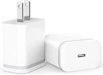 iPhone 16 15 14 13 12 11 USB C Wall Charger, 20W 2-Pack Charging Block USBC Power Adapter PD Plug Box Type C Brick Cube for iPhone 16 15 14 13 12 11 Pro Max XS X XR SE 8 Plus, iPad Pro, AirPods Pro