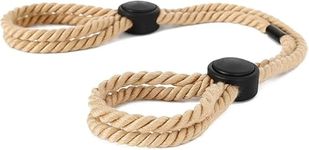 ERUN Rope Bracelets Anklets Adjustable Rope Body Chains Cool Handcuff Bracelets Non-Piercing Body Jewelry Gift for Women Rope Body Chains Cool Handcuff Bracelets (brown)