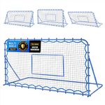 Soccer Baseball Rebounder Net, 7x3.7 FT Volleyball Pitchback Sport Training for Control, Passing Practice, Easy Setup Lacrosse Soccer Goal Rebounder Gifts Equipment for Youth, Teens & Adults