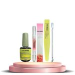 Glowtips Gel Nail Polish Remover Kit, No Need for Foil, Quick & Easy Polish Remover In 3-5 Minutes, No Need Soaking Or Wrapping (15 ML)