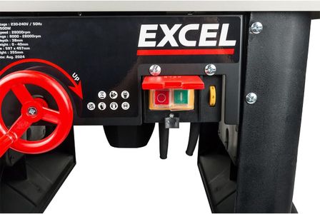 EXCEL 1500W Router Table – Variable Speed, Safety Switch, 1/2" & 1/4" Collets