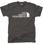 The North Remembers GoT Shirt, Dark Heather, Medium