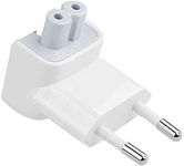 H-its Kabel : ( 1 Piece ) Europe EU Indian Standard - 2 Pin Round India Plug Duckhead Power Adapter : Adaptor for Apple MacBook Mac iBook, iPhone, iPod AC Power Adapter - Replacement for Your Charger