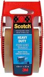 Scotch Heavy Duty Packaging Tape, Brown, 48 mm x 20.3 m, 1 Roll on Handheld Dispenser/Pack