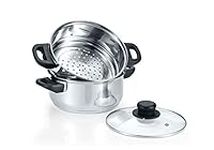 CONCORD 3 Quart Stainless Steel 3 P