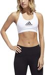 adidas Women's Don't Rest Alphaskin Bra, White, Small