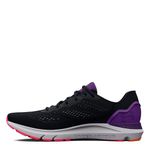 Under Armour Women's HOVR Sonic 6 Running Shoe, (001) Black/Black/Metallic Gun Metal, 9