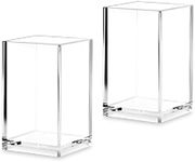2 Pack Acrylic Pen Pot Acrylic Pen 