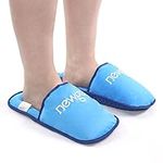 NEWGO Foot Ice Therapy Slipper for Swollen and Painful Feet, 2 Pack Ice Therapy Gel Ice Slippers for Neuropathy, Chemotherapy, Diabetes Foot Pain Relief