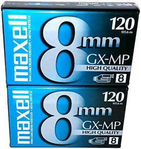 Maxell P6-120 GX-MP High Quality Camcorder Tapes, 2 Pack