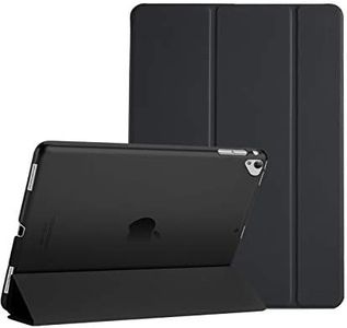 ProCase Cover for iPad Pro 12.9 Case 2nd Generation 2017/iPad Pro 12.9 Case 1st Generation 2015, Ultra Slim Lightweight Stand Smart Case Shell with Translucent Frosted Back Cover -Black