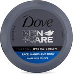 DOVE MEN + CARE Ultra Hydra Cream - Moisturising Effect for Face, Hands, Body - Suitable for All Skin Types, 75 ml