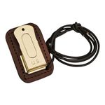 Mythrojan Brass and Steel Pet Training Clicker Puppy Dog Training Clicker Dog Training Clicker Cricket Clicker U.S. Engraved WII Military Gear Metal Clicker with Leather Cord