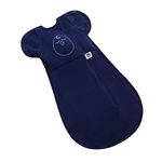 Nested Bean Zen One™ | Infant Swaddle | Babies 3-6M (13-18.5 Lbs) | Adapts for Arms in/Out | Prevents Startles | Aids Self-Regulation | 2-Way Zipper | TOG 1.0 | Machine Washable