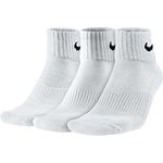 Nike Men's Cushion Quarter Socks (Pack of 3),White (Black / White),8-11 UK(42-46 EU)