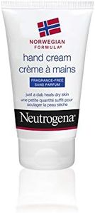 Neutrogena Norwegian Formula Unscented Hand Cream, Dry Skin, Instantly Smoothing,Fragrance Free, 50mL