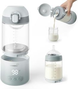 Portable Milk Warmer for Travel – Dual Heating Modes for Breast Milk & Water, Portable Bottle Warmer with Fast Heating & Long Battery Life
