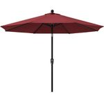 ABCCANOPY 10' Patio Umbrella Table Market Umbrella with Push Button Tilt for Garden, Deck, Backyard and Pool,Burgundy