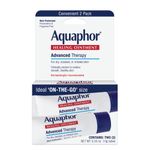 Eucerin Aquaphor Healing Ointment for Dry Cracked Chapped Skin and Lips for Unisex, 2 X 0.35 Ounce