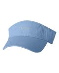 Go All Out Adjustable Baby Blue Adult Daddy Embroidered Visor Dad Hat