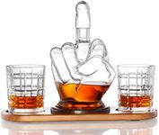 Middle Finger Whiskey Decanter Set 