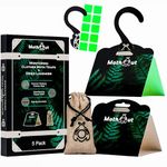 MothOut 5 Pheromone Clothes Moth Traps – Wardrobe & Drawer Sticky Monitoring Moth Traps, Carpet Moth Trap + Lavender Freshener + 10 Glowing Pads, Premium, Insecticide-Free Fabric Moth Catcher for Home