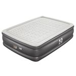 Sealy 94056E-BW Tritech Internal I-Beam 20 Inch High 2 Person Inflatable Mattress Queen Airbed with Built-In Air Pump, Storage Bag, and Repair Patch