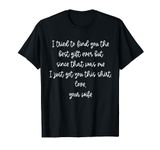 Funny Father's Day To Husband Birthday Gifts from Wife T-Shirt