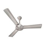 Havells 1200Mm Ep Trendy Energy Saving Ceiling Fan (Brushed Nickel, Pack Of 1), Brown, 1 Star