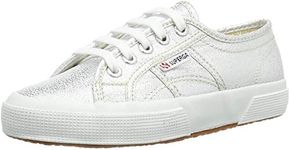 Superga 2750 Lamew, Women’s Low-Top Sneakers, Silver (31), 7.5 UK (41.5 EU)