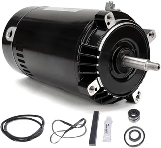 CuisinSmart UST1102 Swimming Pool Pump Motor, 1HP Pool Pump Motor Up-Rated 56J Frame Compatible with Hayward Super, Super II, Max-Flow Pumps