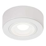 Knightsbridge 230V LED Under Cabinet Light -White 4000K,Cool White,73mm diameter