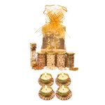 NUTRI MIRACLE Dry Fruits Combo Gift Hamper | Corporate Diwali Gifts | Diwali Gift Basket for Family | Friends | Employees | New Year