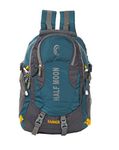 Half Moon 45L Hammer Waterproof Rucksack Bags for Men/Trekking Bags for Men, Sky Blue | With 17.3" Laptop Compartment & Rain cover | For Trekking, Hiking, Travel Backpack for Men & Women