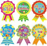 Happy Birthday Badge Stickers for K