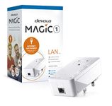 devolo 8289 Magic 1-1200 LAN Add-on Powerline Adapter,Stable Home Working, High Performance(Up to 1200 Mbps for Your Home Network, Internet from Any Wall Socket,Plug and Play, Easy Config),White