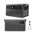 DJI Power 1000 V2 Portable Power Station, Expansion Battery 2000, 1024Wh LFP Battery, 2600W Stable Output, Expandable to 11,264Wh, Home Backup, RV, Off-Grid, Outdoor, Easy Transport