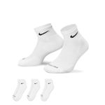 Nike Mens DRI FIT 3 Pair Quarter/Ankle Socks