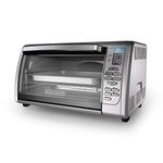 BLACK+DECKER Countertop Convection Toaster Oven, Silver, CTO6335S