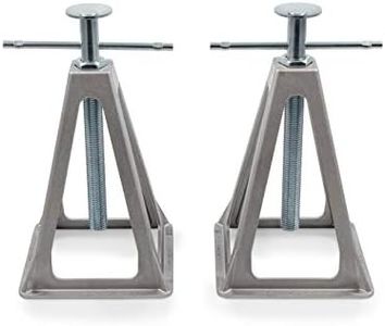 Camco 44561 Olympian Lot de 2 crics empilables en Aluminium, stabilisez et nivelez Votre Camping-Car ou Camping-Car