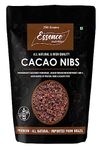 Essence Nutrition Unsweetened Cacao Nibs (250 Grams) - Imported from Brazil [All Natural Cocoa Nibs] Organic, For Baking, Raw