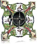 Christmas Tree Stand Cast Iron - 24 lb with 20x20 inch Size for Up to 10' Tree - Snow Man Deco