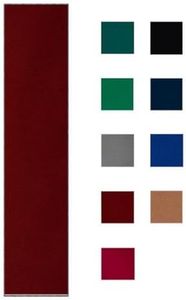 Accuplay Worsted Fast Speed Pre Cut Pool Table Felt - Billiard Cloth Burgundy for 8' Table