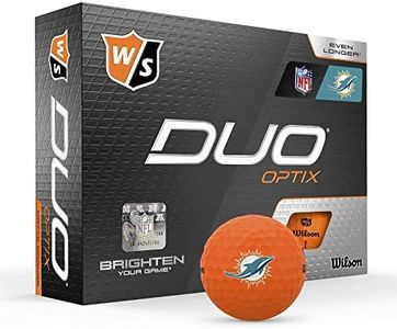 WILSON Duo Soft NFL Golf Balls (1 Dozen)-Miami,Orange